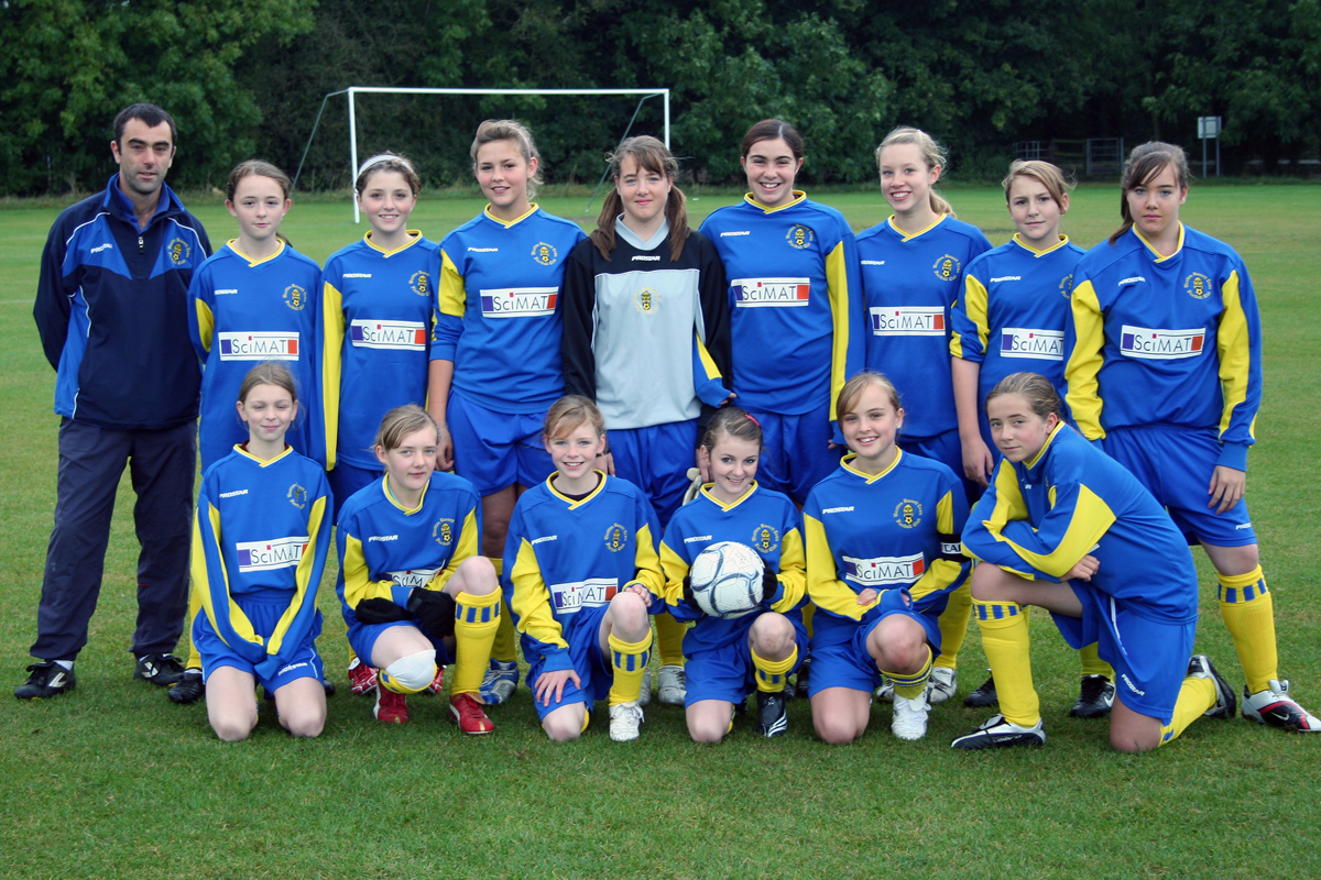 Under 14 Girls 2007/2008 Team Photo